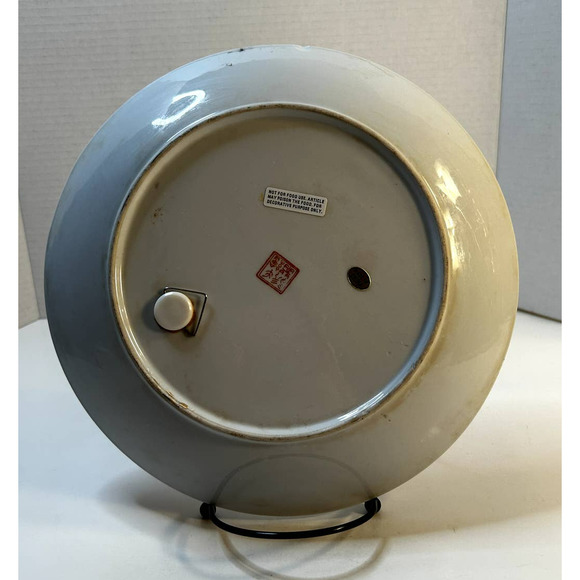 Vintage One Of A Kind Enamel Chinese Hand Painted Porcelain Butterfly Dish - Picture 4 of 7